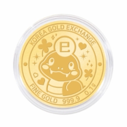 한국금거래소 뱀 순금 코인(메달) 0.1g